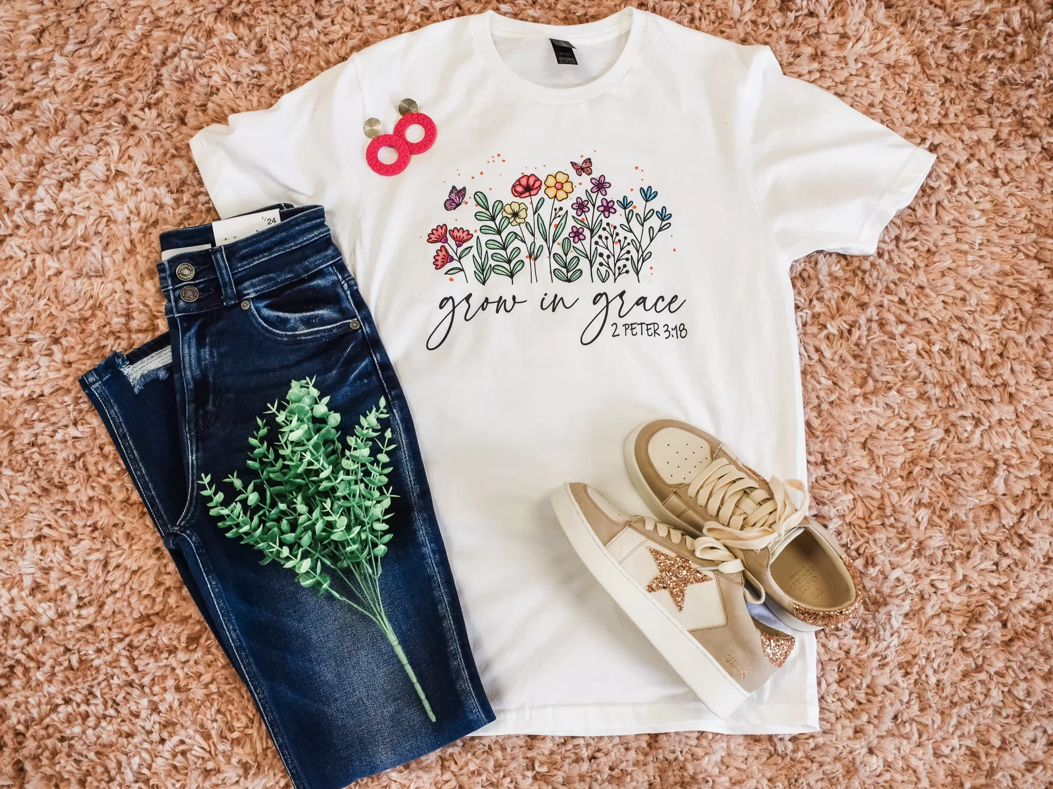 Grow In Grace Graphic Tee