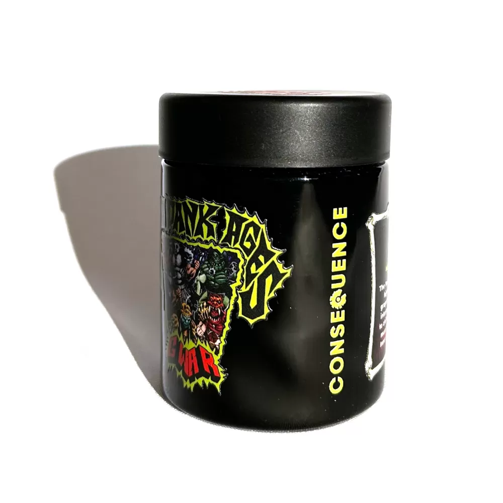 GWAR New Dank Ages Delta-9 Flower 3.5 Gram Collectible Jar