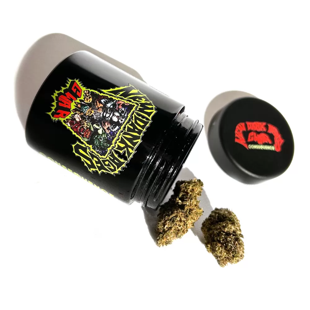 GWAR New Dank Ages Delta-9 Flower 3.5 Gram Collectible Jar