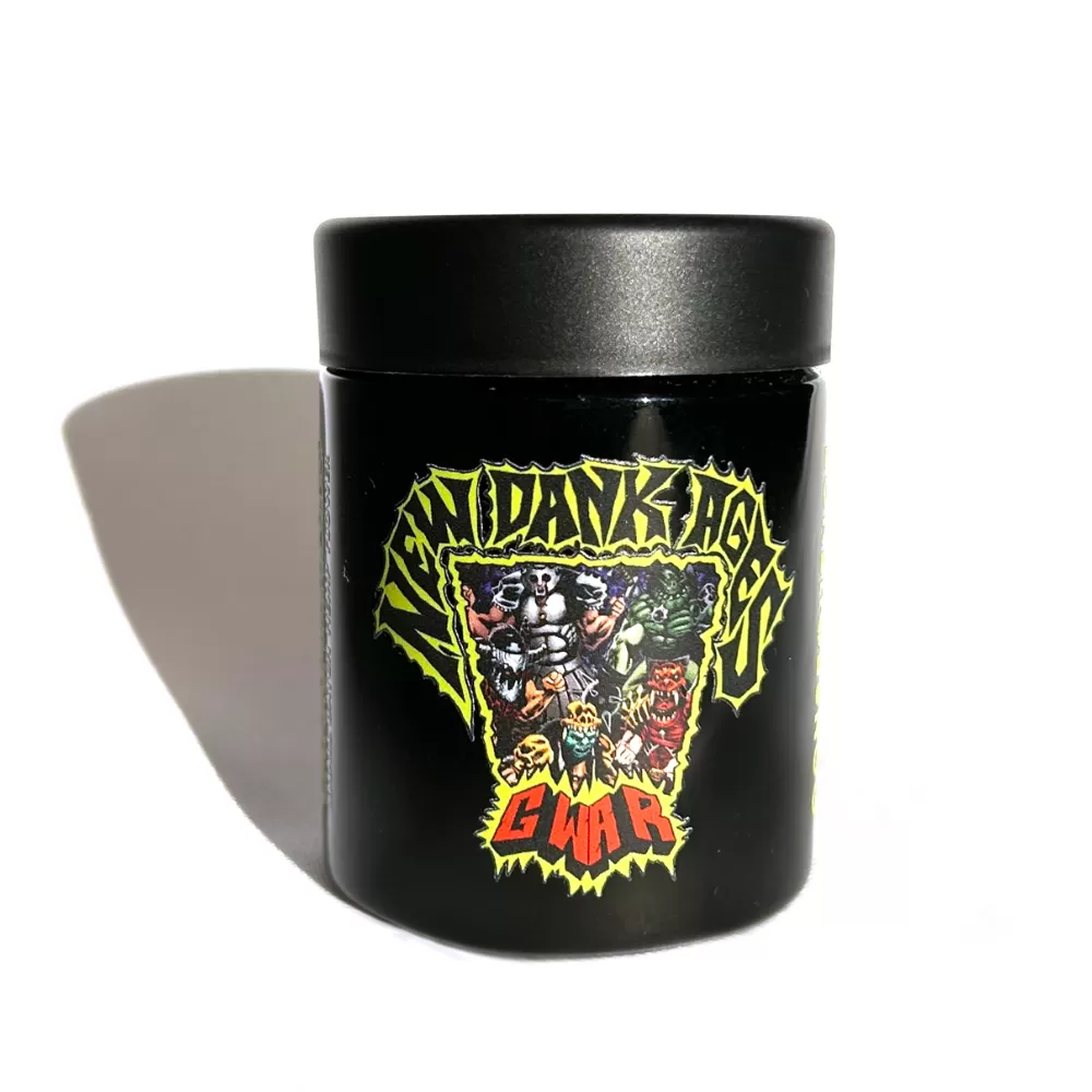 GWAR New Dank Ages Delta-9 Flower 3.5 Gram Collectible Jar