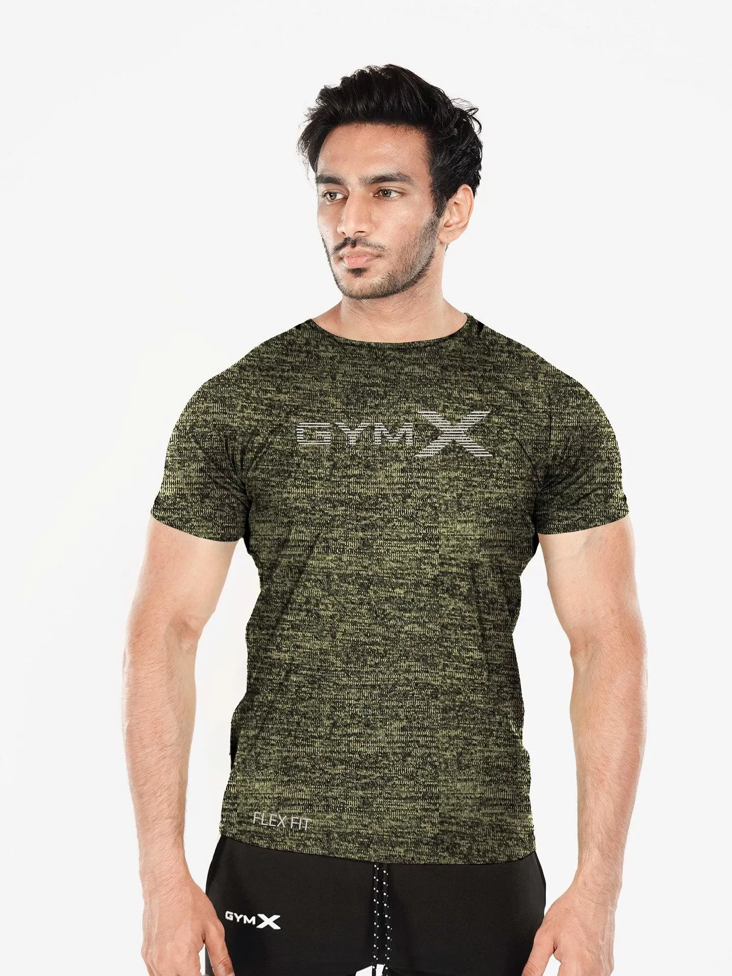 GymX Lime Green Tee- Alpha Prime (Compression Fit)- Sale