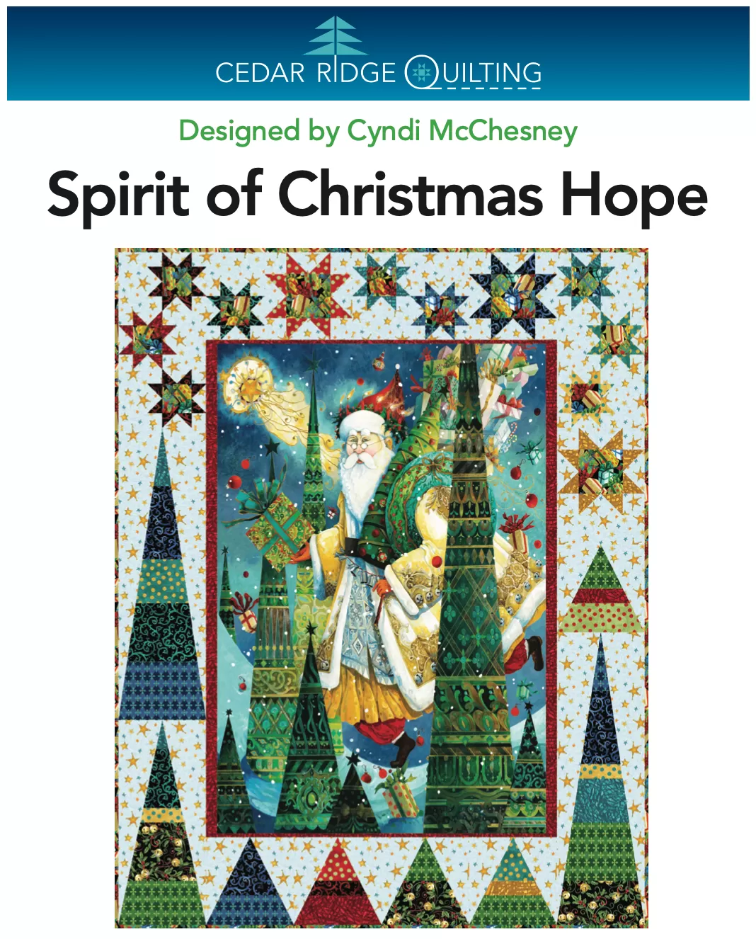 Halfway to the Holidays: Spirit of Christmas Hope Panel Quilt