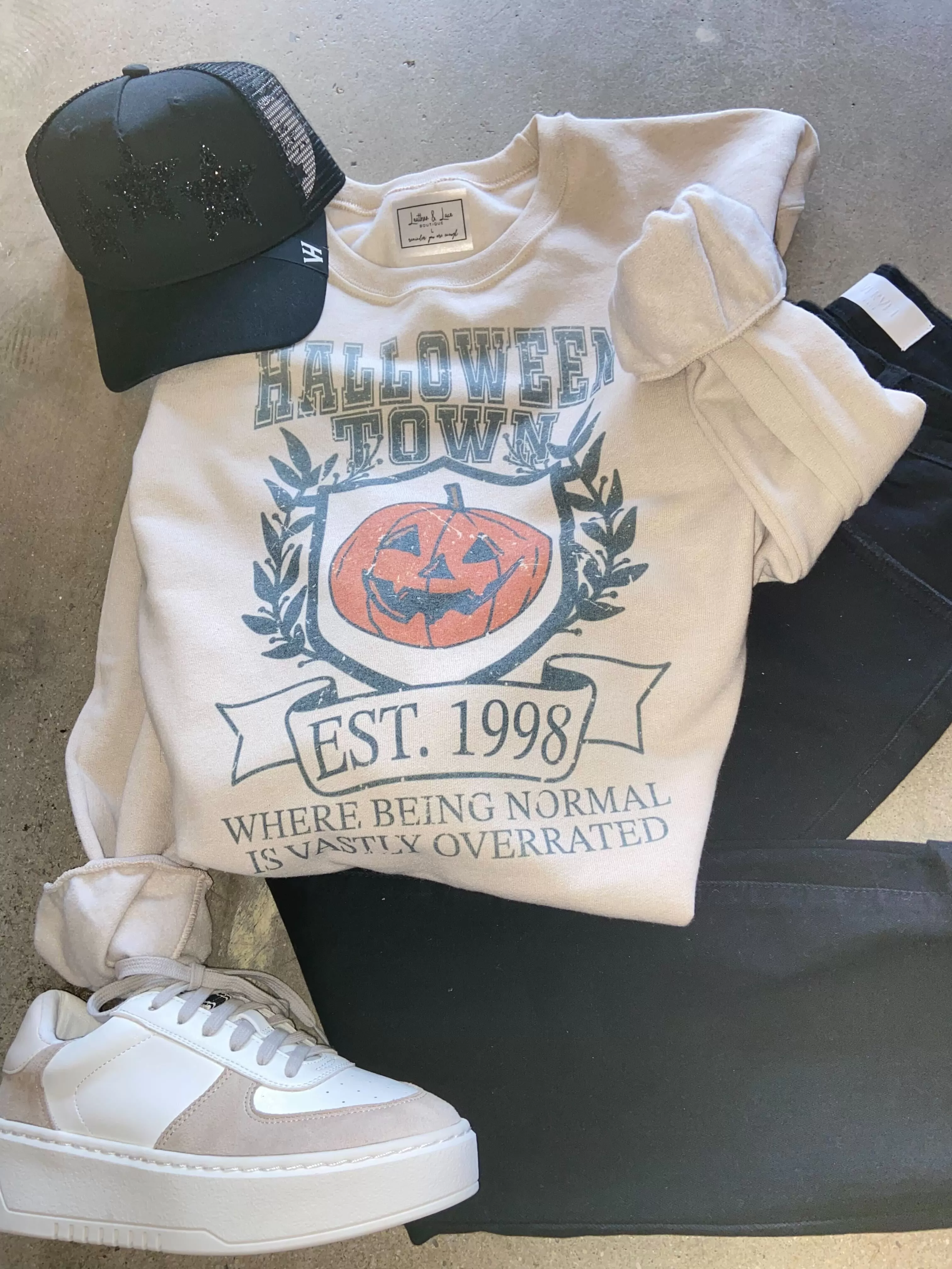 Halloween Town Graphic Sweatshirt