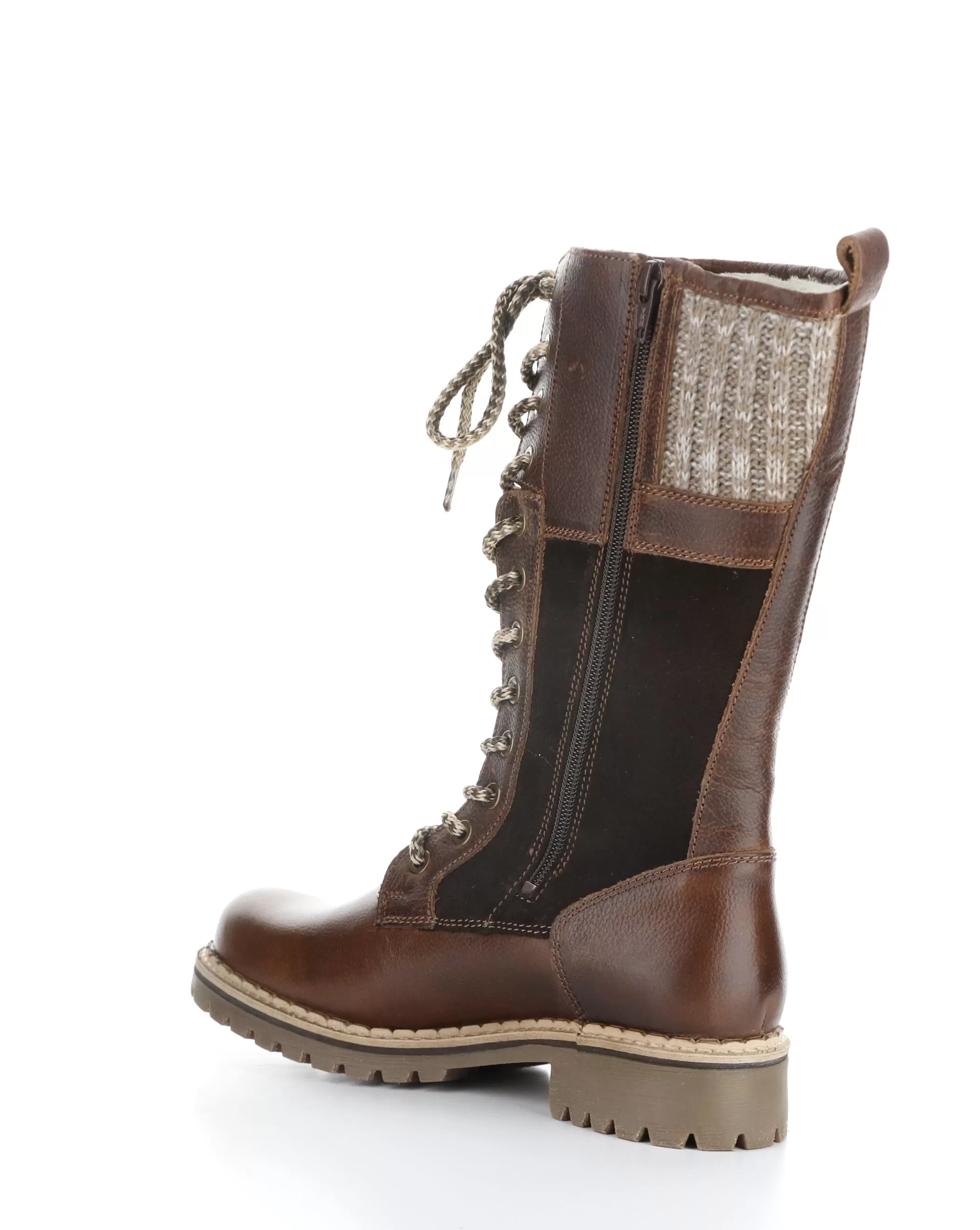 HAVEN BRANDY/COFFEE/TAUPE Round Toe Boots