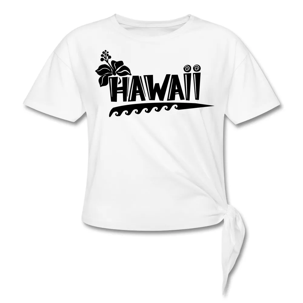 Hawaii Knotted Crop Top