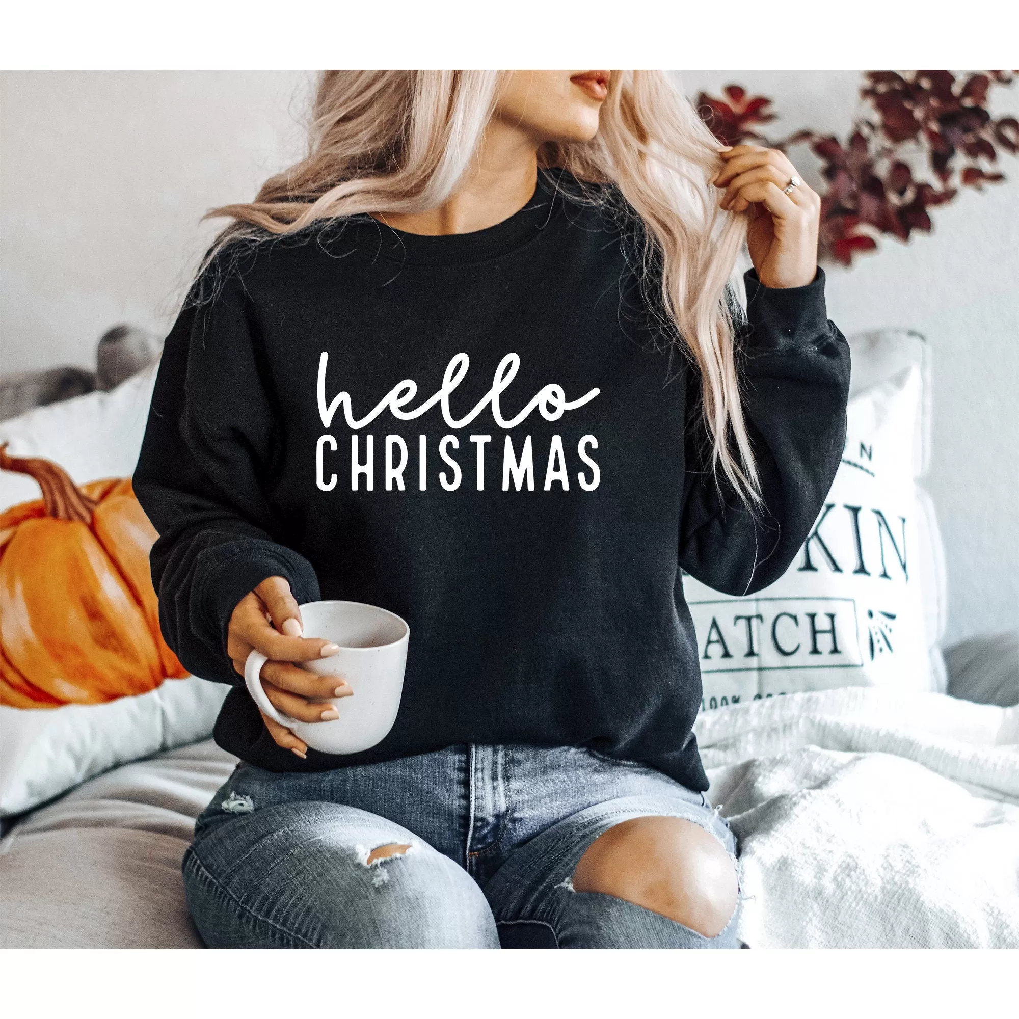 Hello Christmas Sweatshirt