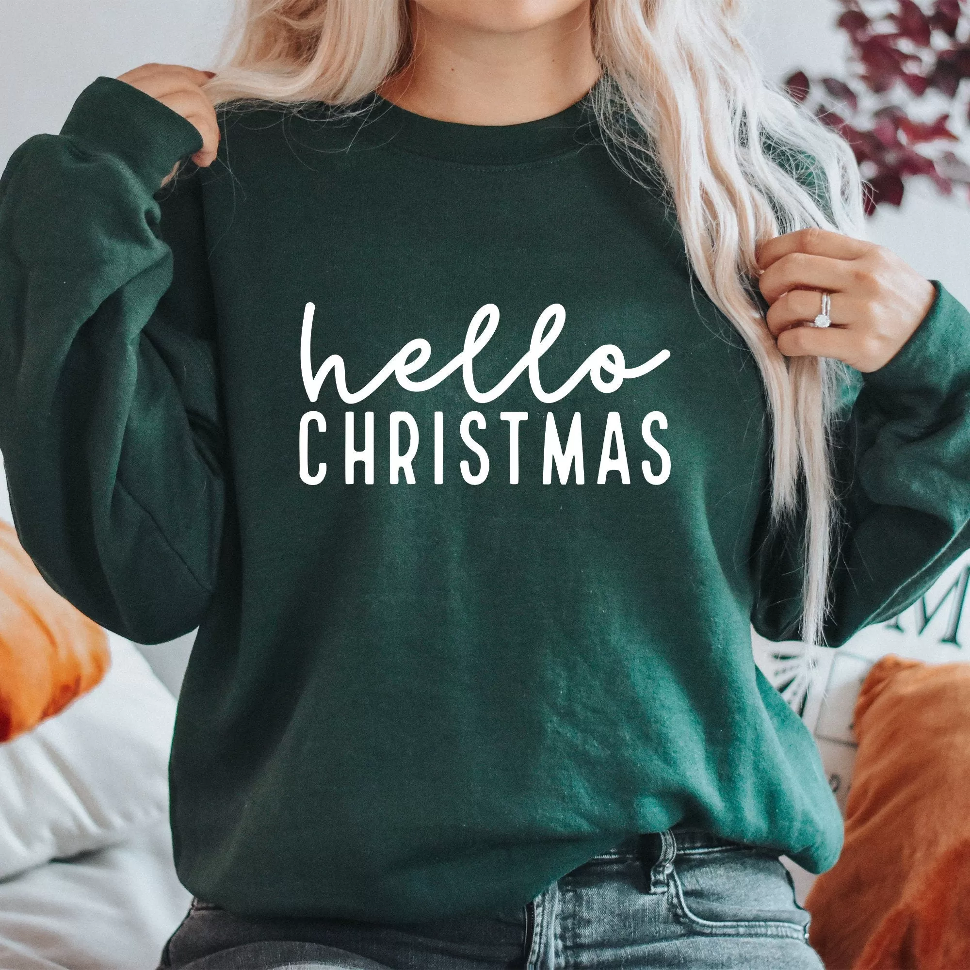 Hello Christmas Sweatshirt