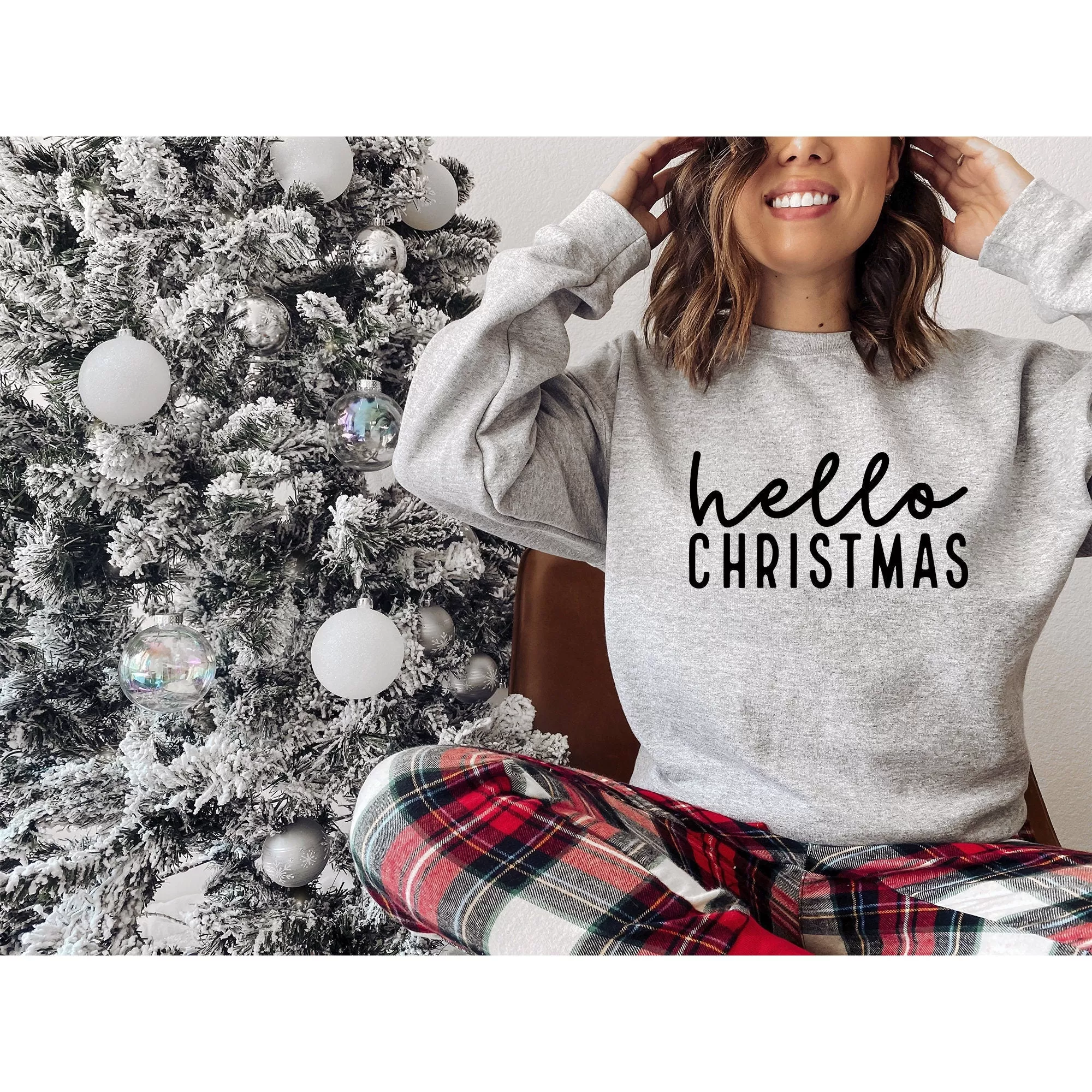 Hello Christmas Sweatshirt