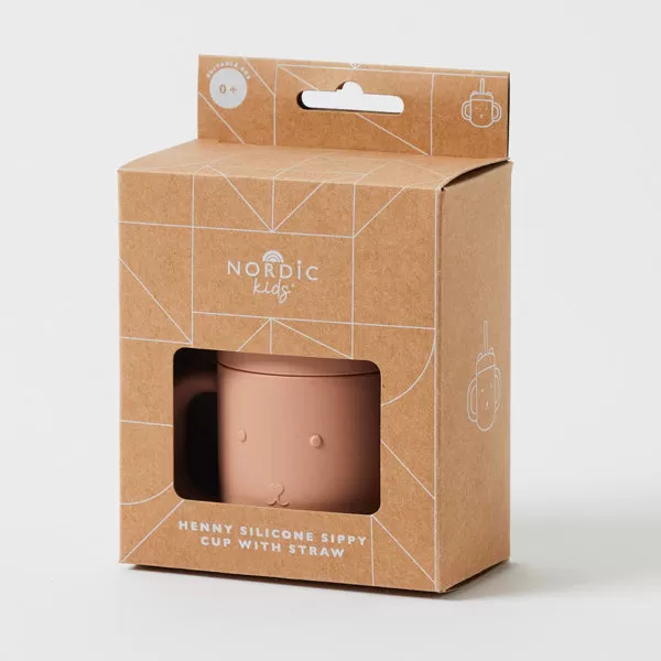 Henny Silicone Sippy Cup - Terracotta