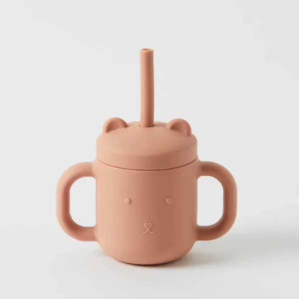 Henny Silicone Sippy Cup - Terracotta