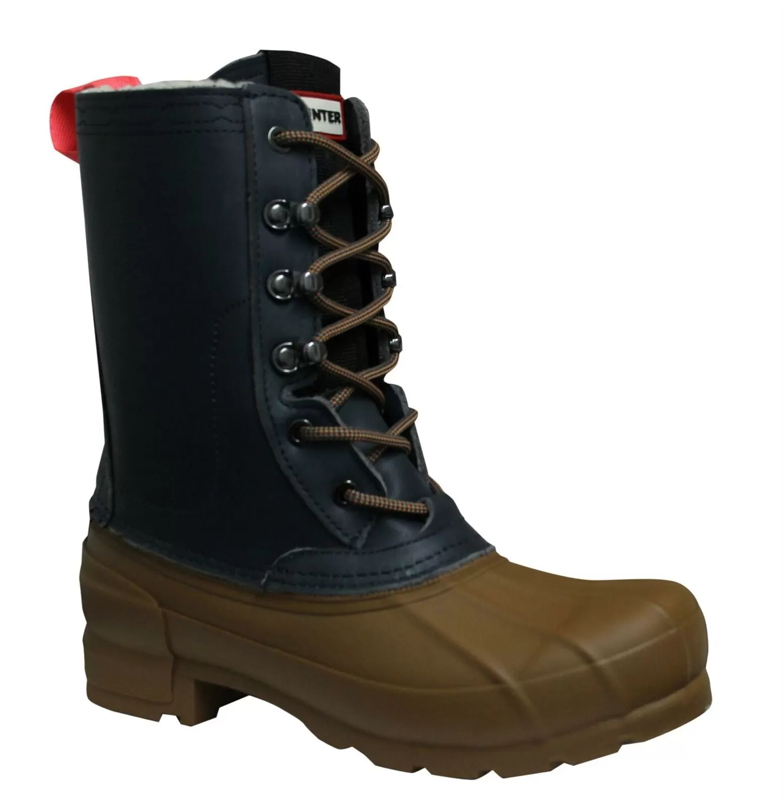 Hunter Original Insulated Pac Womens Brown/Navy Boots