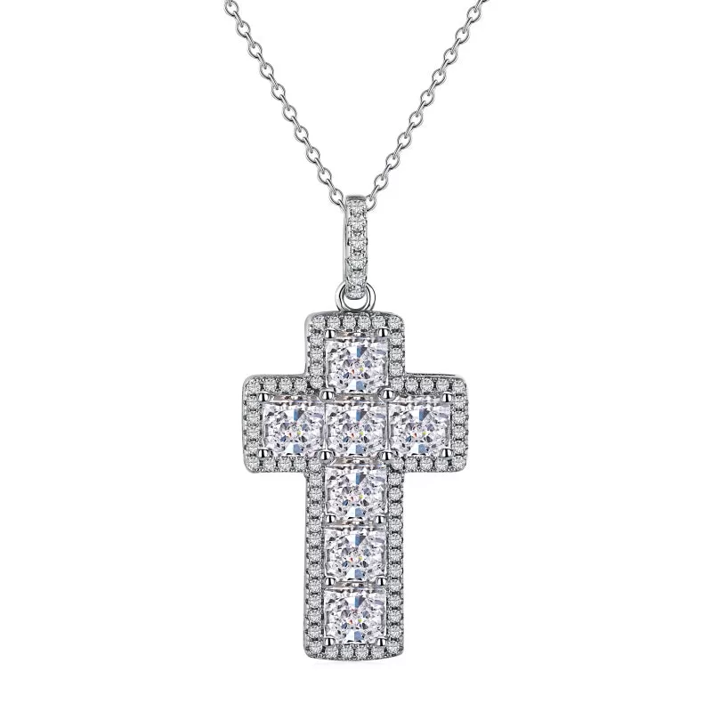 Icy Cross Necklace