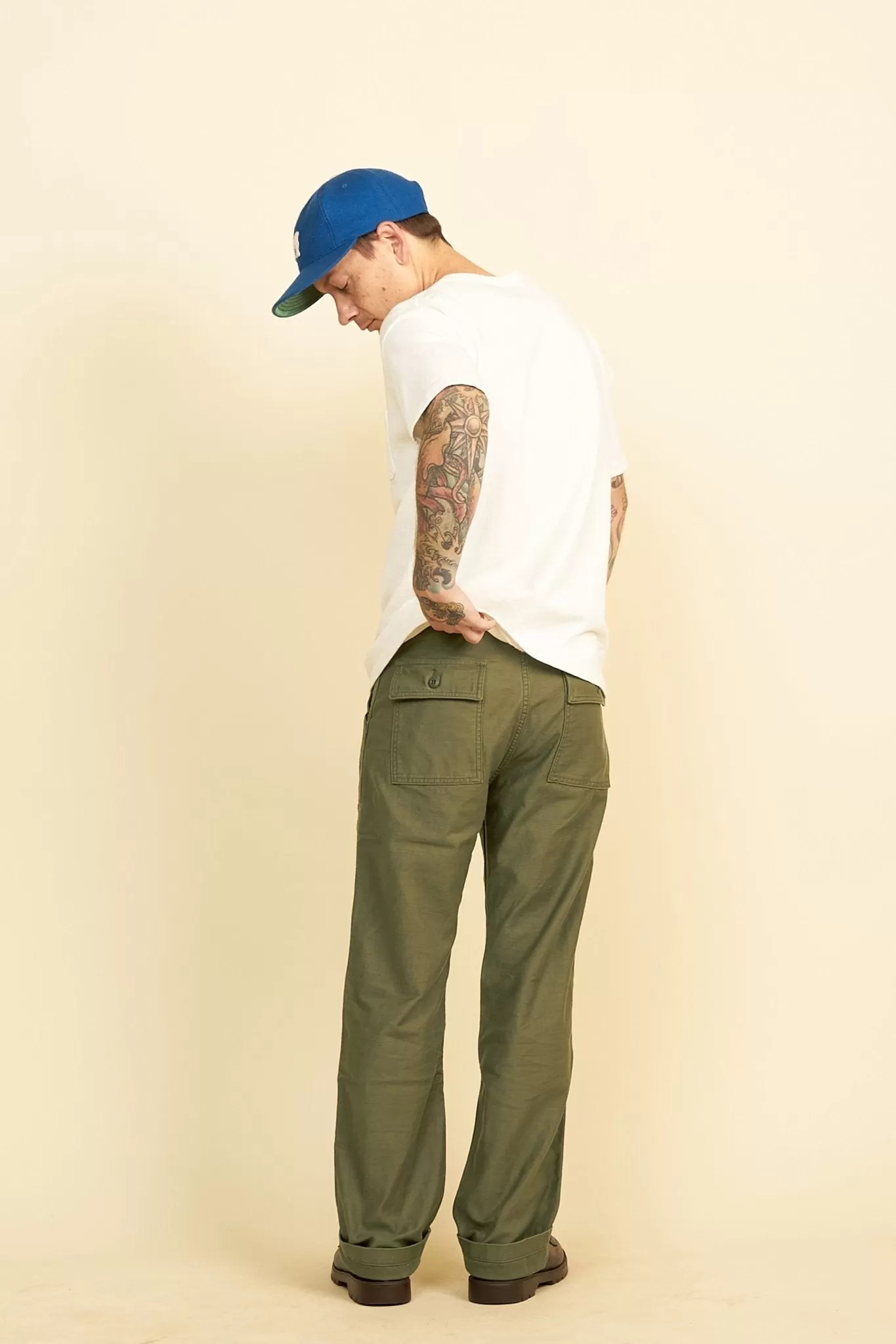 Japan Blue Modern Military Baker Pants