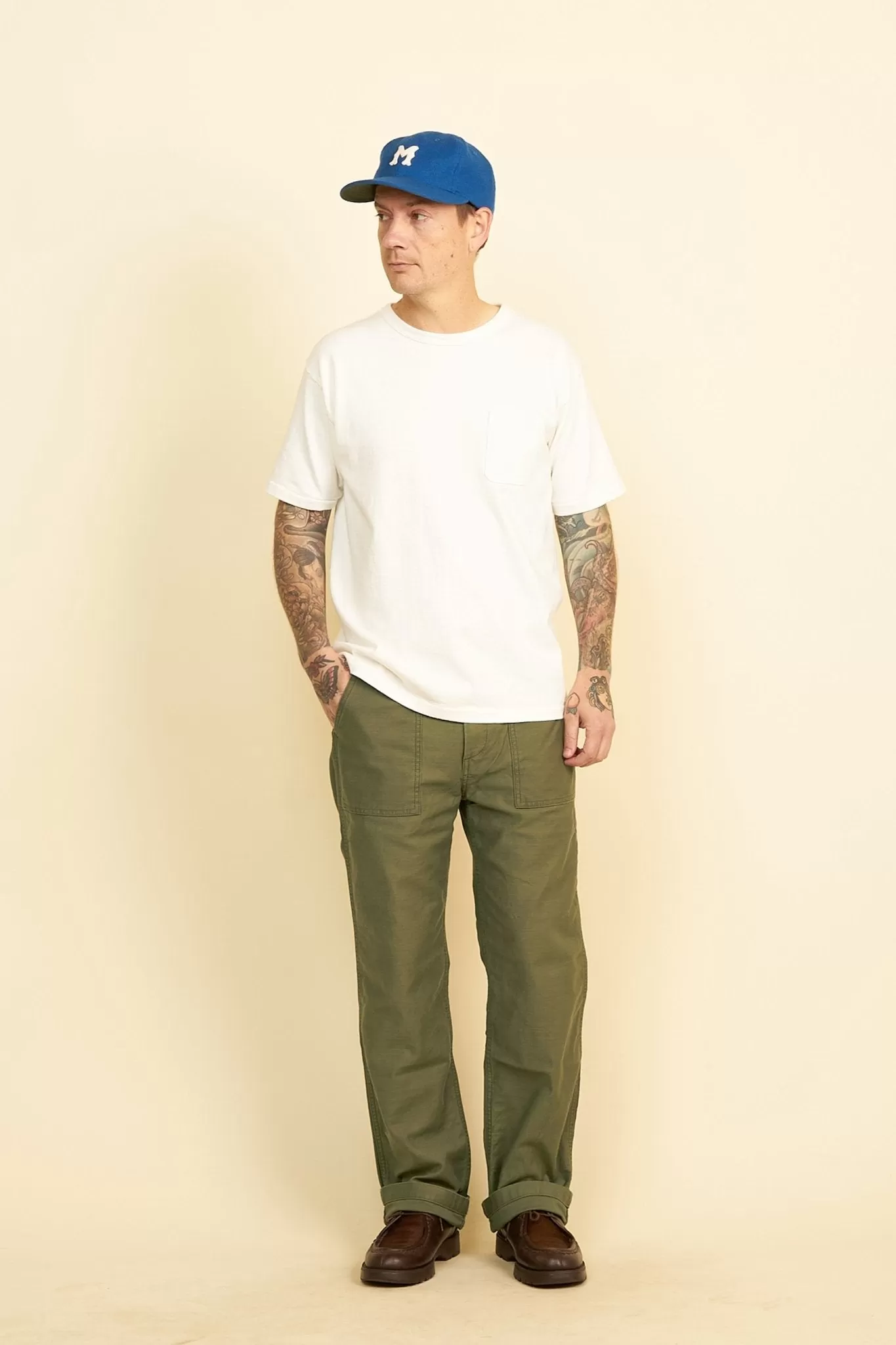 Japan Blue Modern Military Baker Pants