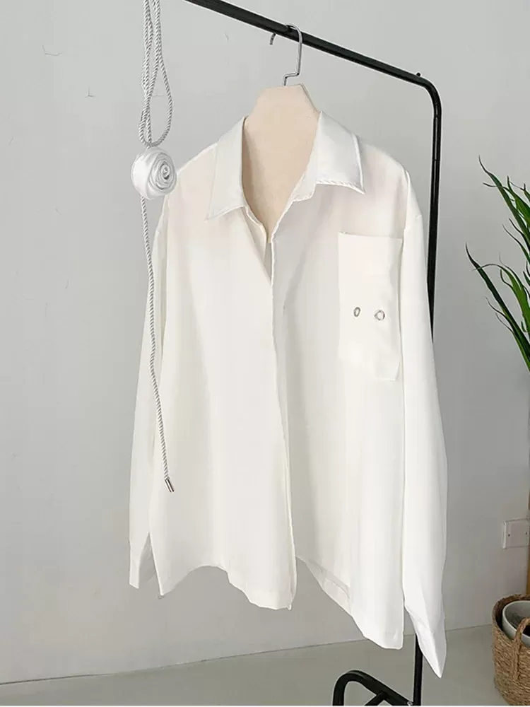 Jazz Up Elegant Belted Blouse-Shirt