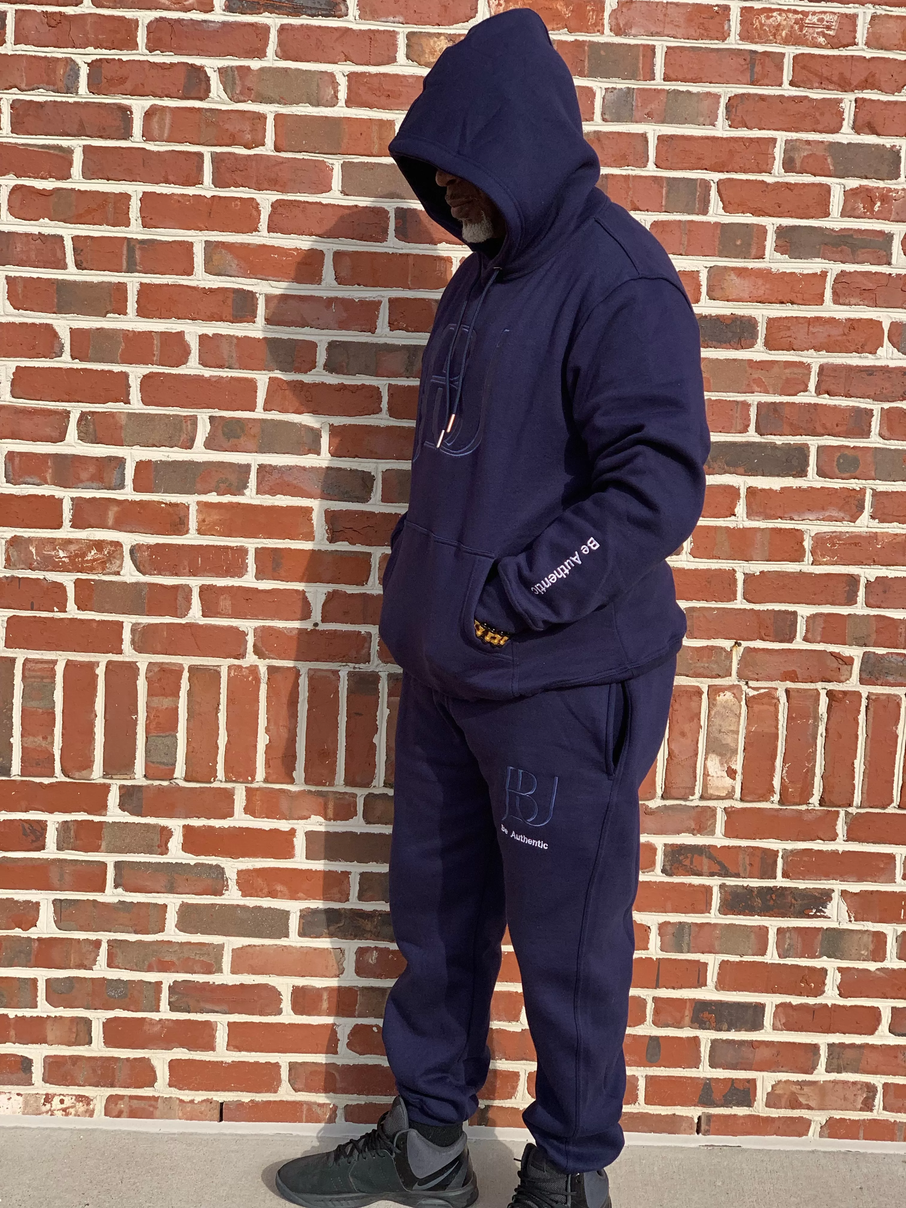 JBU Blueberry Embroidered Hoodie