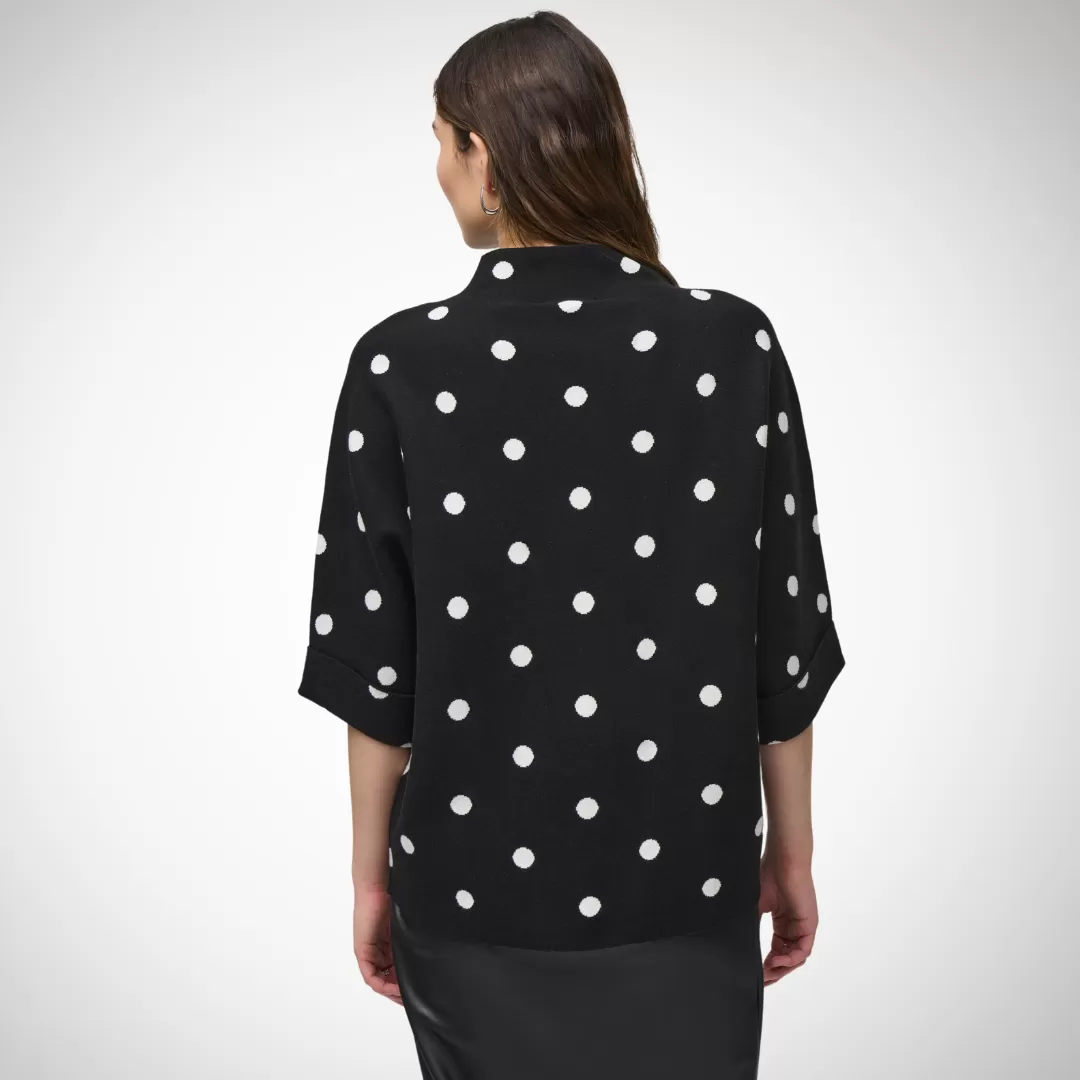 Joseph Ribkoff -  Polka Dot Sweater 244936