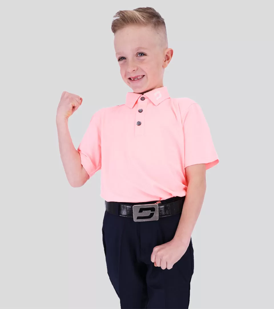 KIDS TOUR POLO SOFT PINK