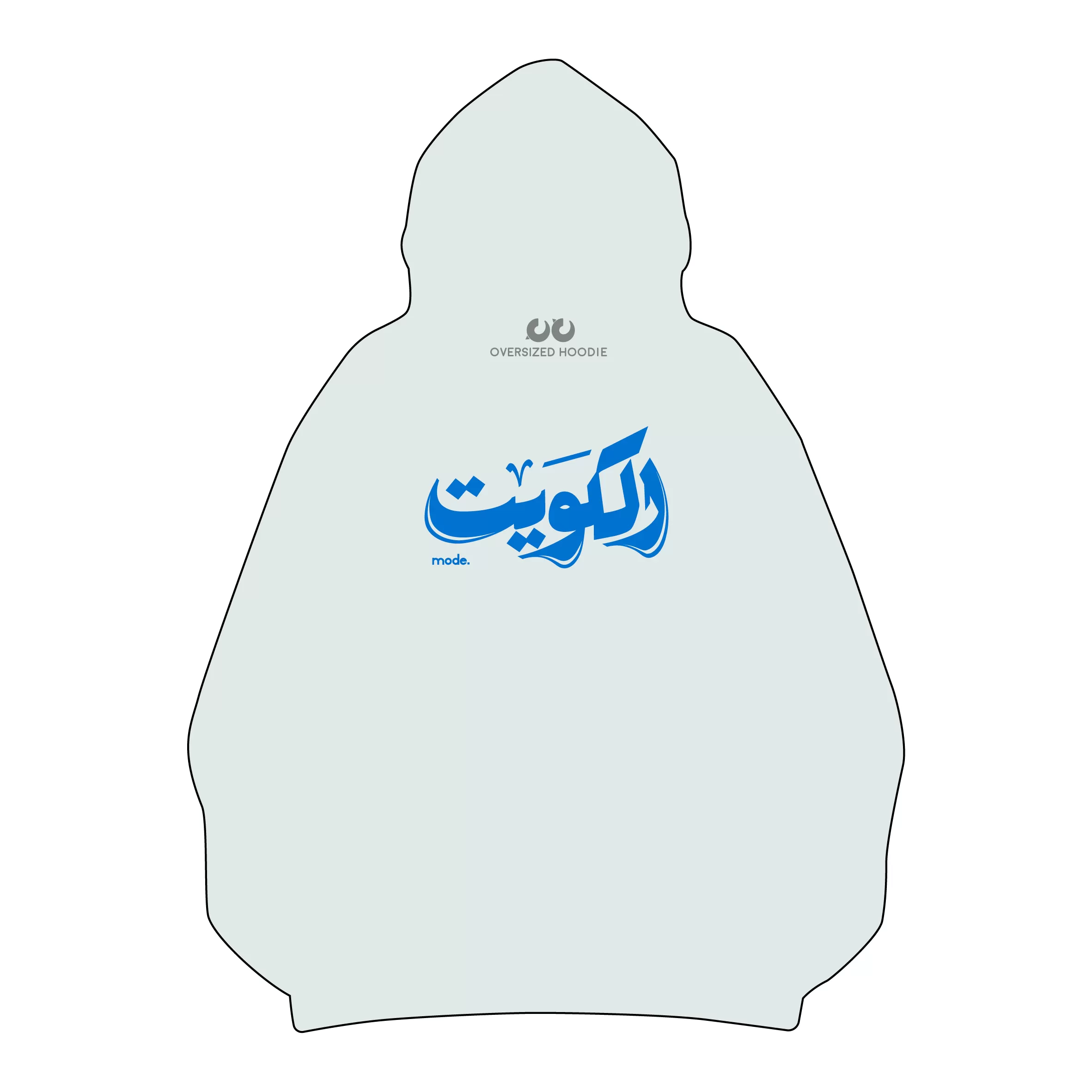 Kuwait Typography (Oversized Hoodie)