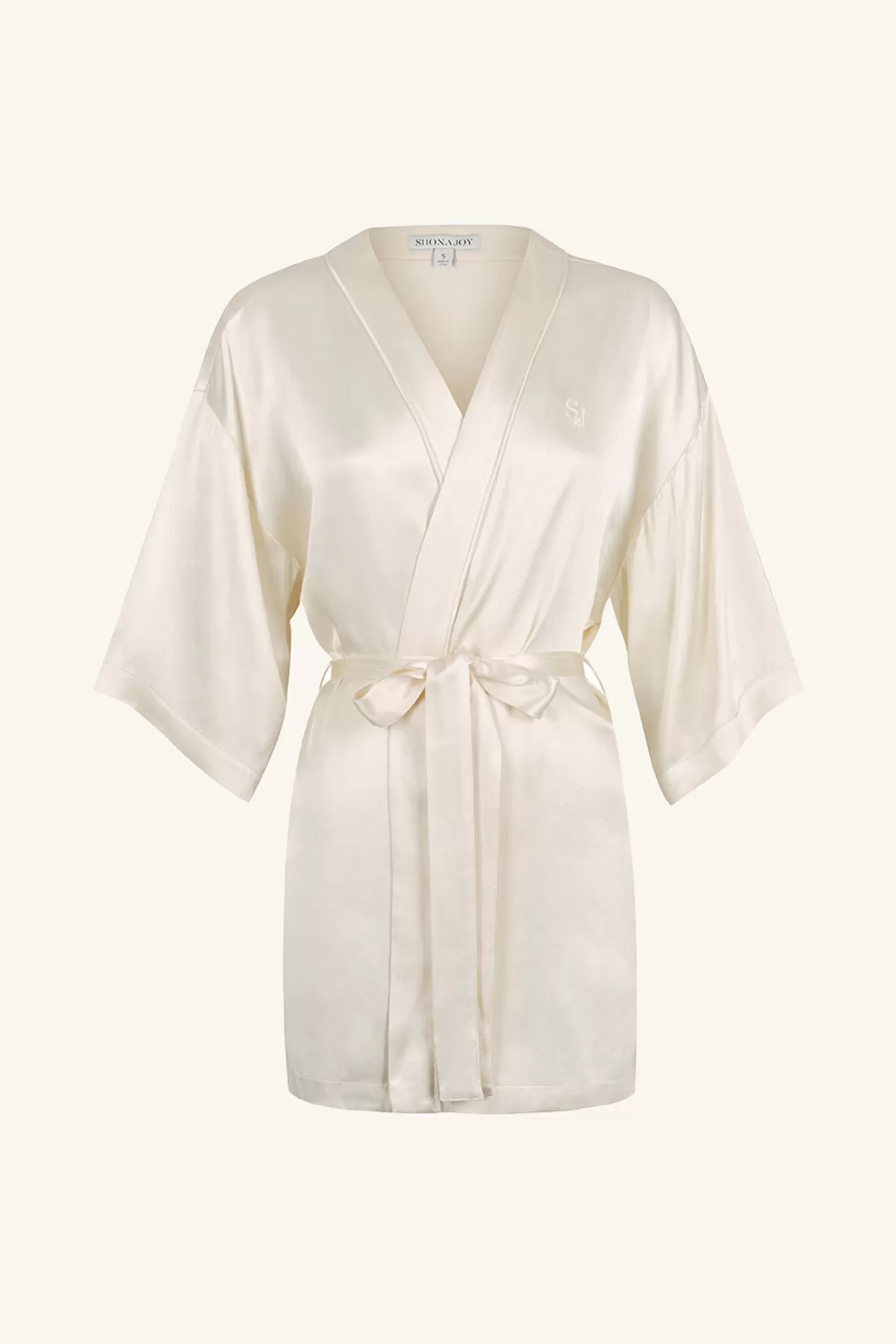 LA LUNE LOUNGE ROBE - CREAM