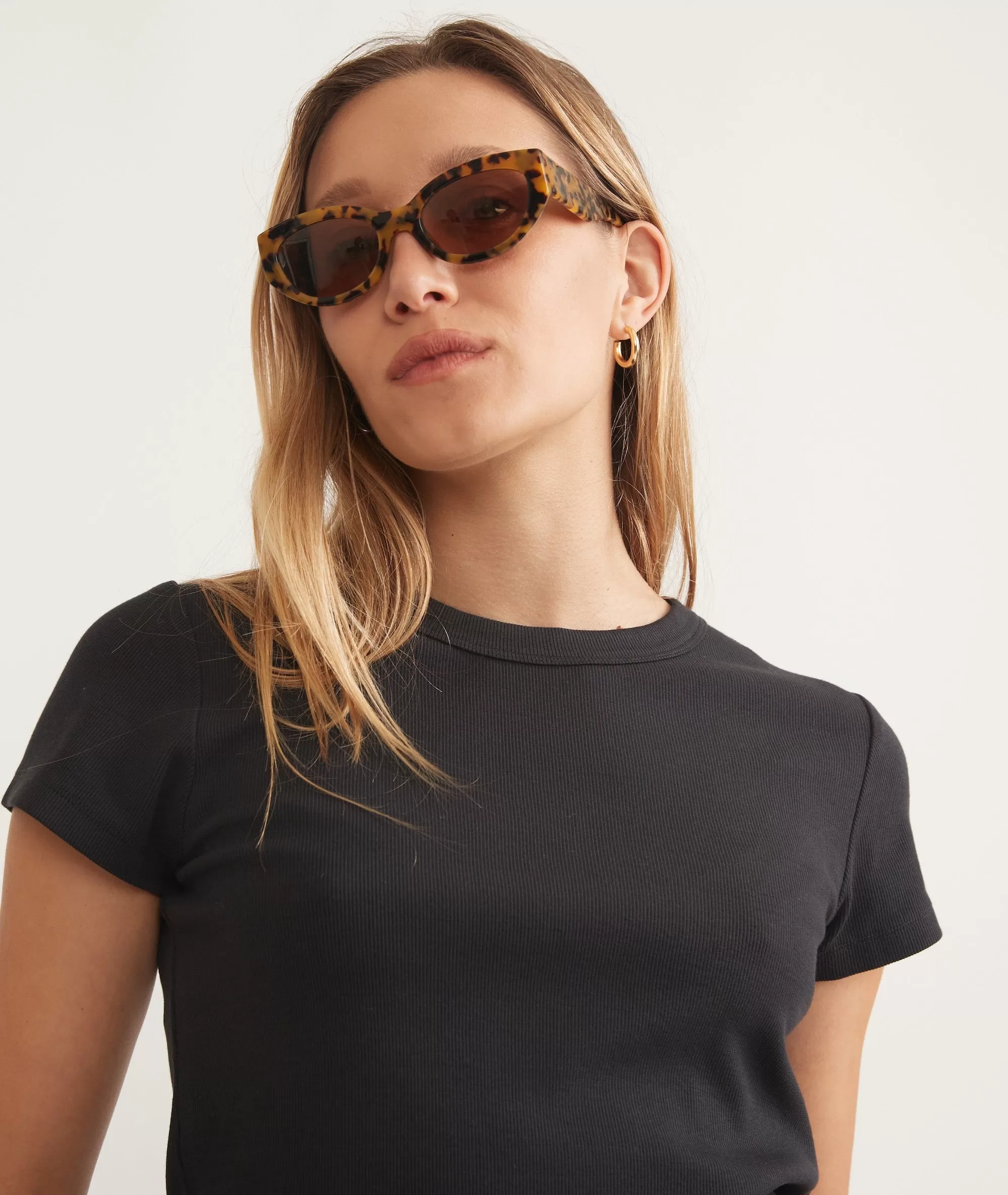 Lexi Rib Sun-In Crew Tee