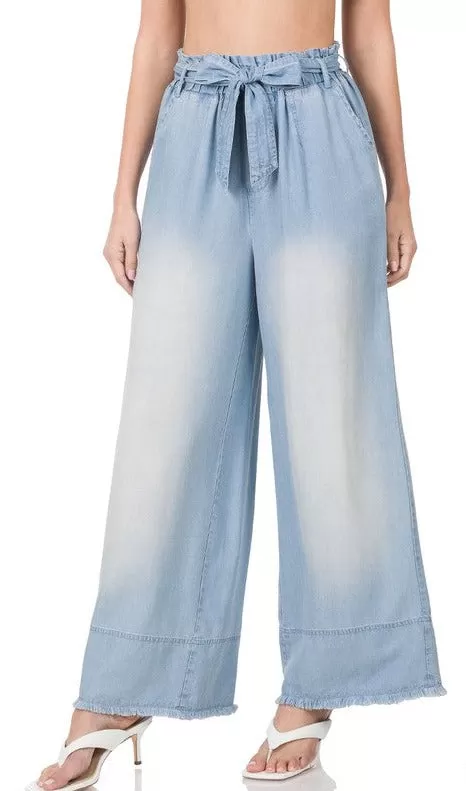 Liberty Paperbag Wide Leg Jean