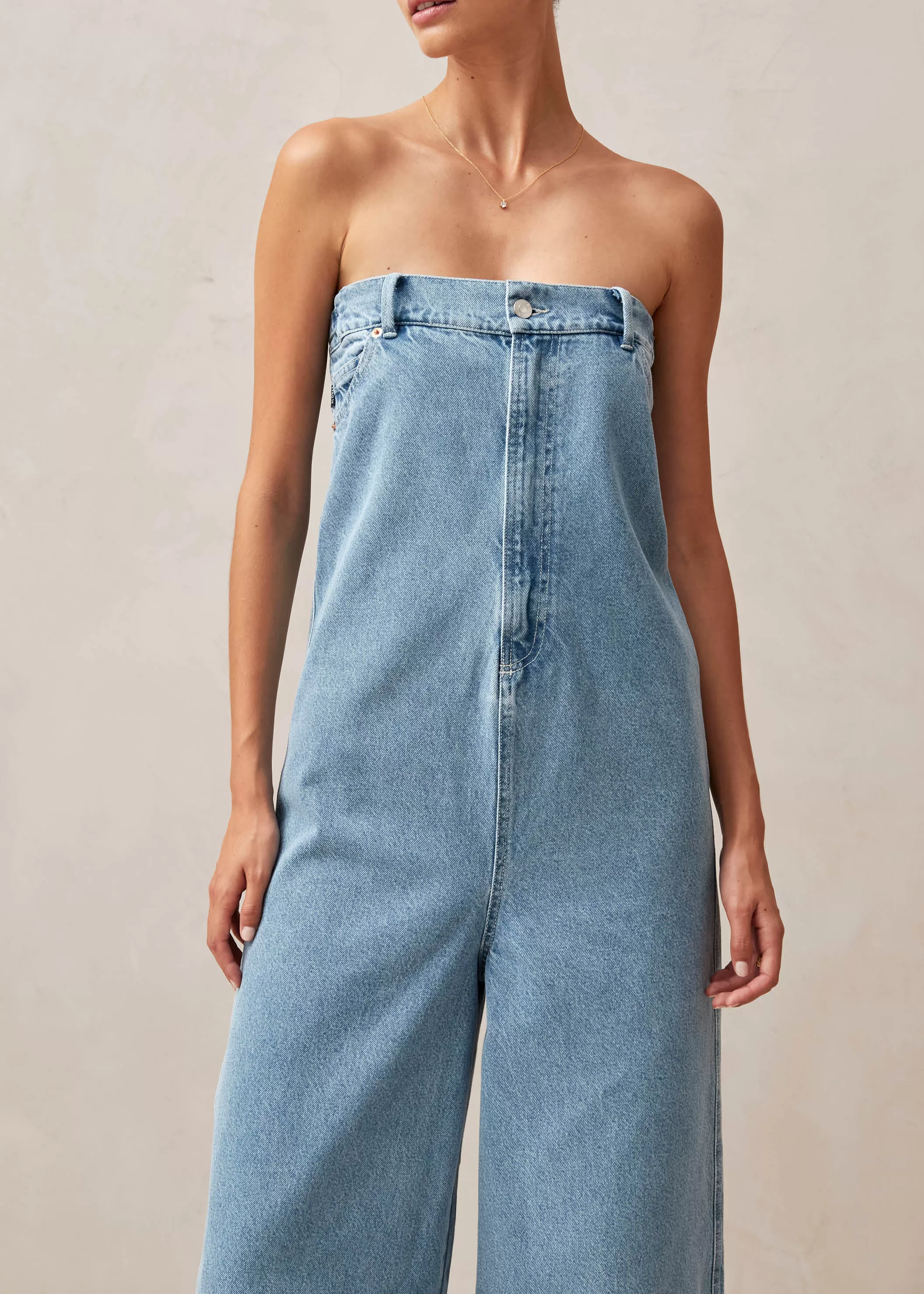 Lola Blue Denim Jumpsuit