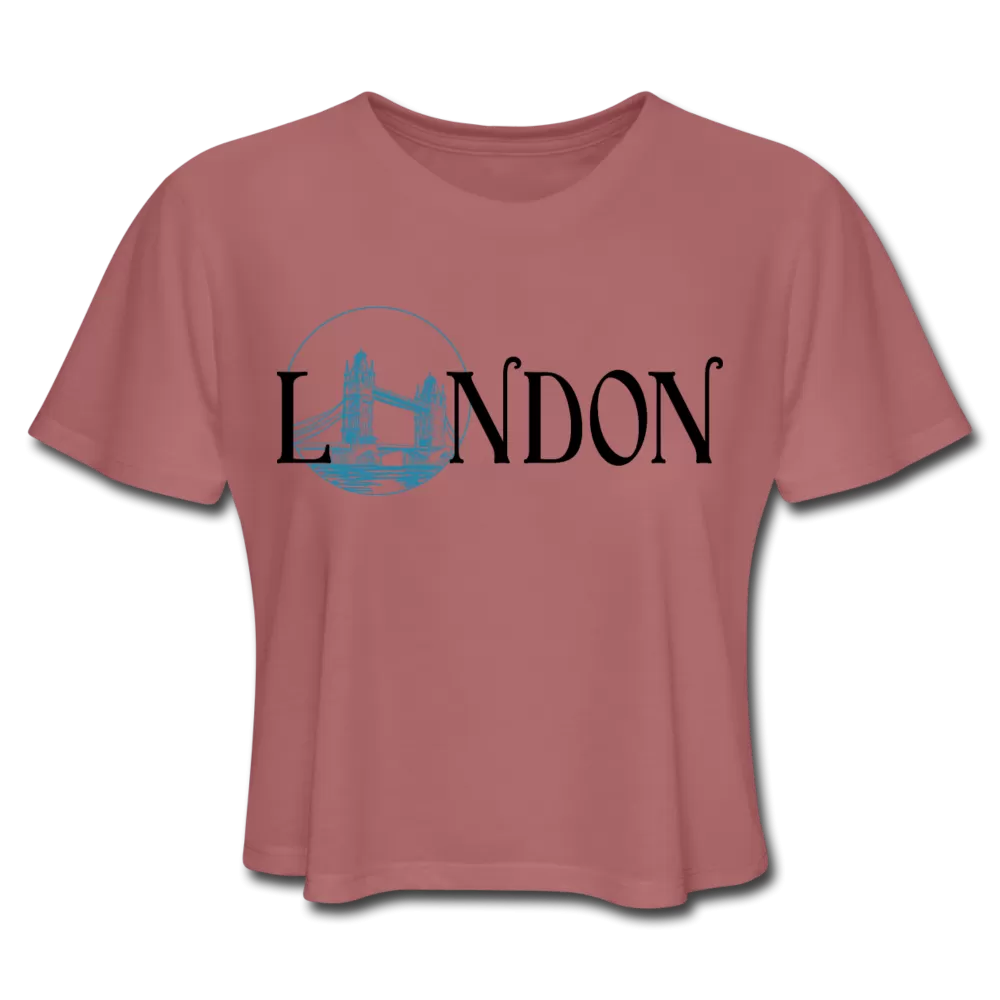 London Cropped Tee