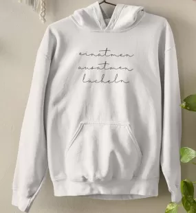 Lächeln Bio Hoodie Unisex