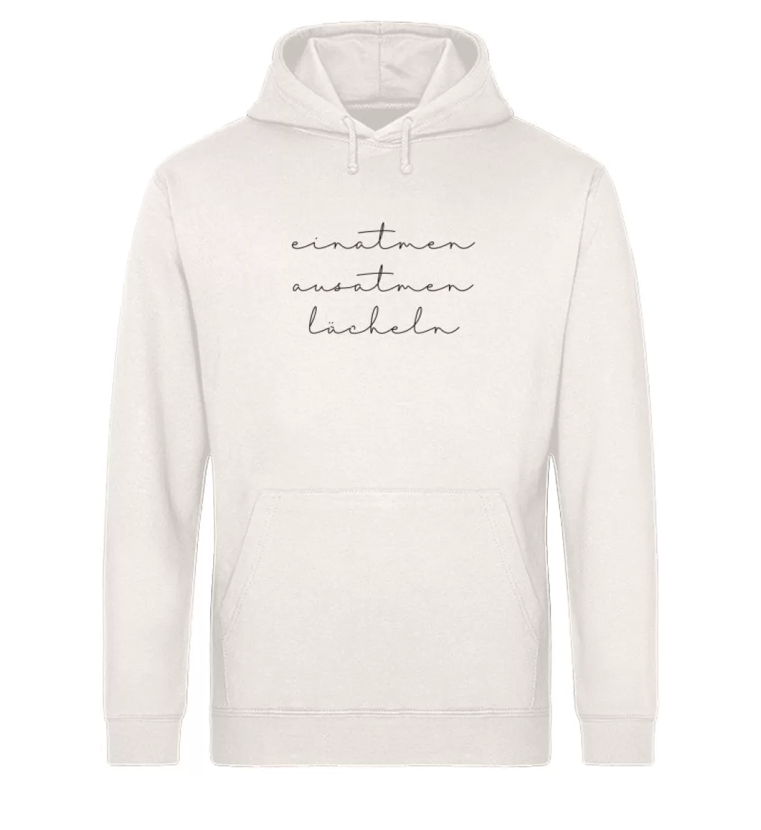 Lächeln Bio Hoodie Unisex