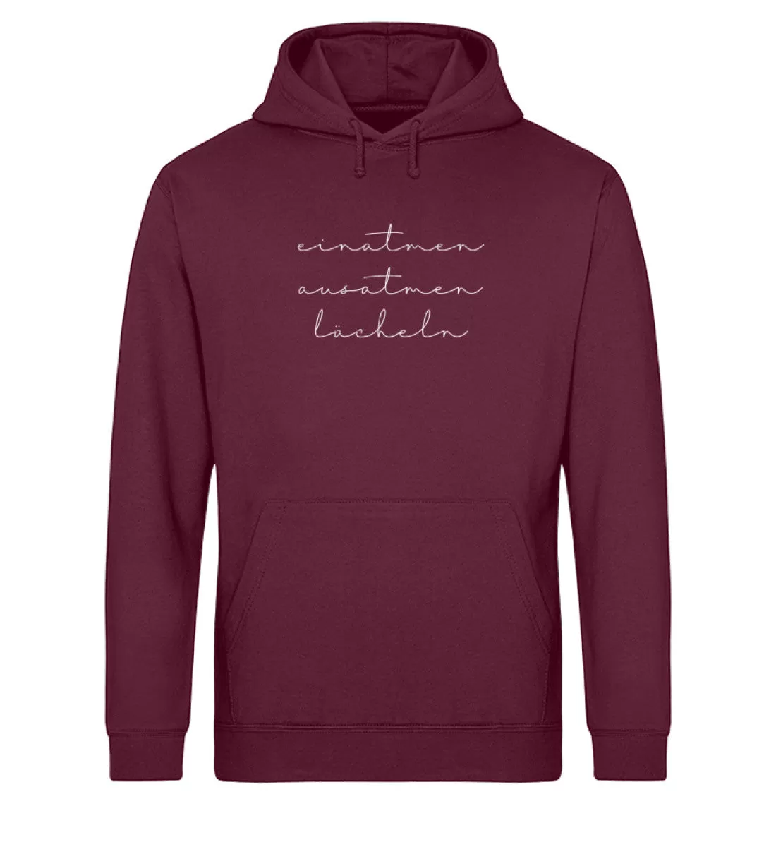 Lächeln Bio Hoodie Unisex