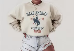 Make America Cowboy Again Crewneck