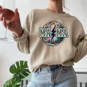 Mama Rock Style Beige Sweatshirt