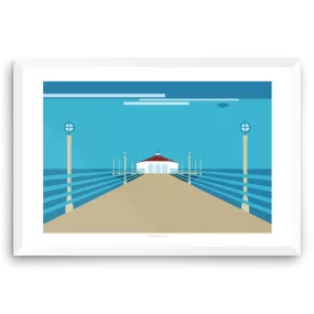 Manhattan Beach Pier: Roundhouse Graphic Print