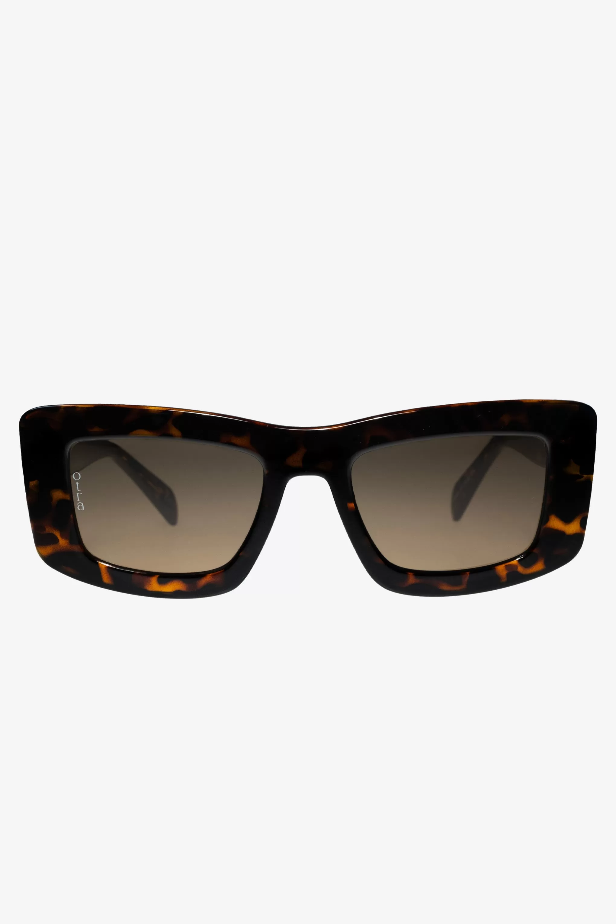 Marsha | Otra Tortoiseshell Thick Cat Eye Brown Tinted Sunglasses