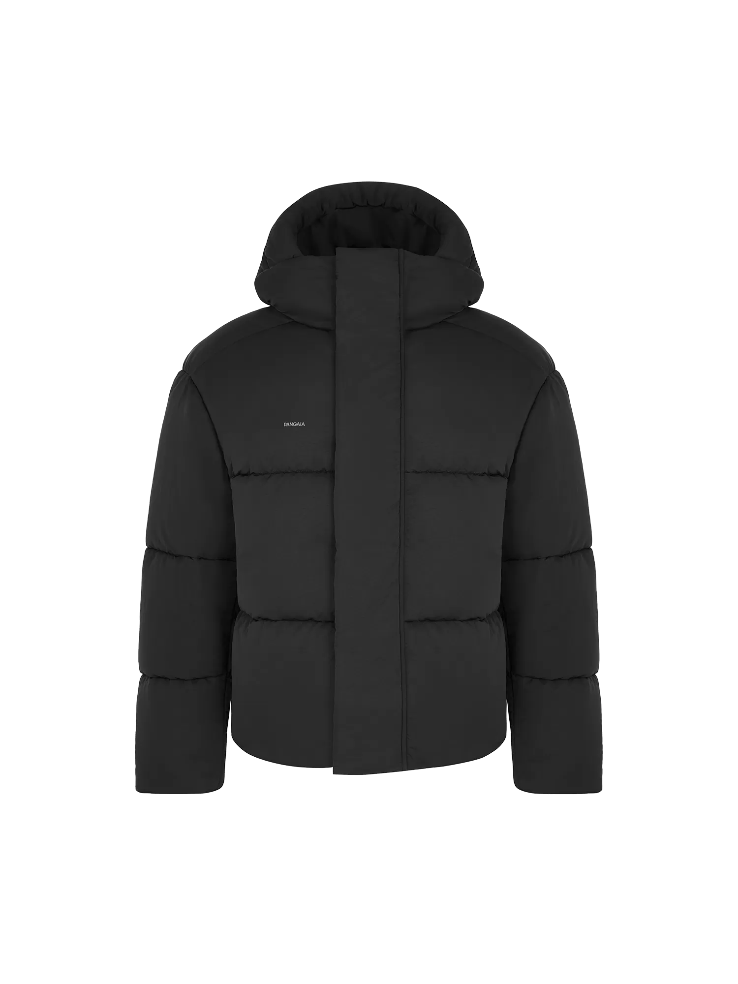 Men’s Flower-Warmth Recycled Nylon Puffer—black