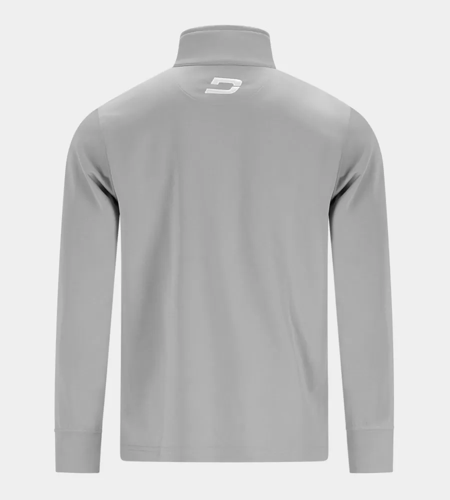 MEN'S ULTRA BLEND GOLF MIDLAYER 1/4 ZIP - LIGHT GREY