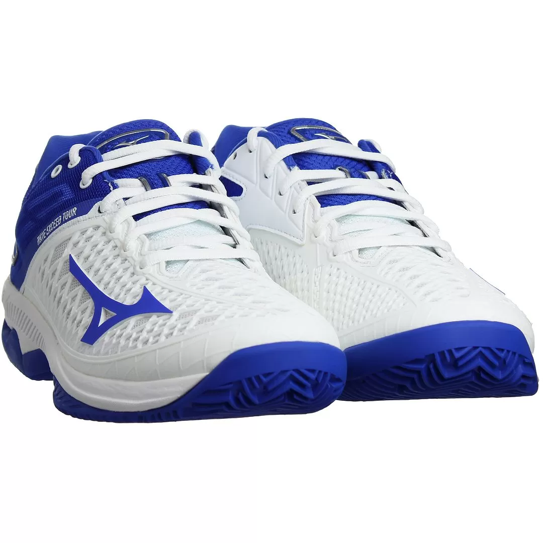 Mizuno Wave Exceed Tour 4 CC Womens White Tennis Trainers