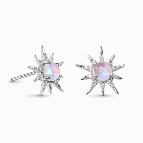 Moonstone Earrings - Starlight Studs