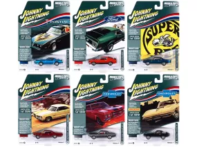 Muscle Cars USA 2022 Set B of 6 pieces Release 1 1/64 Diecast Model Cars by Johnny Lightning