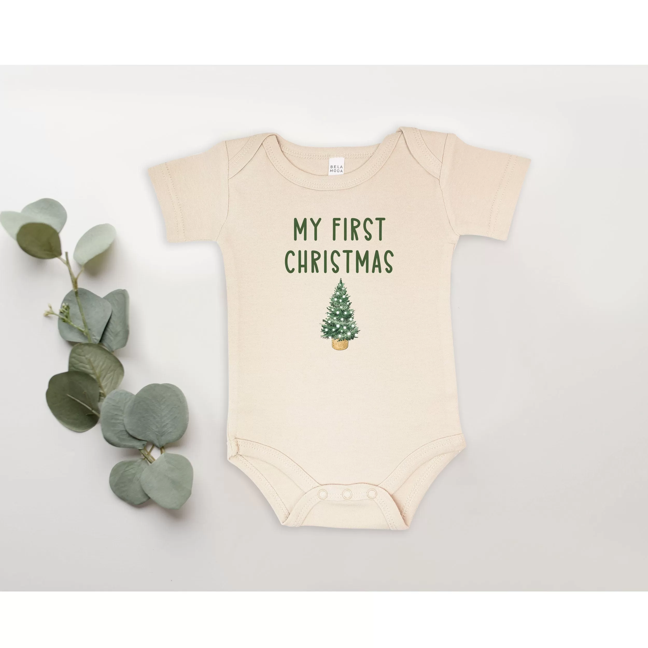 My First Christmas Baby Bodysuit