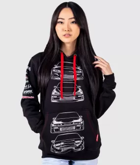 Nissan Silvia Womens Pullover Hoodie