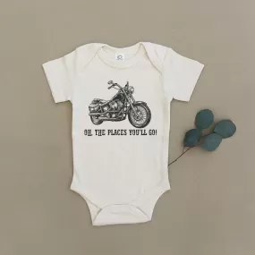 Oh The Places You'll Go Organic Baby Bodysuit