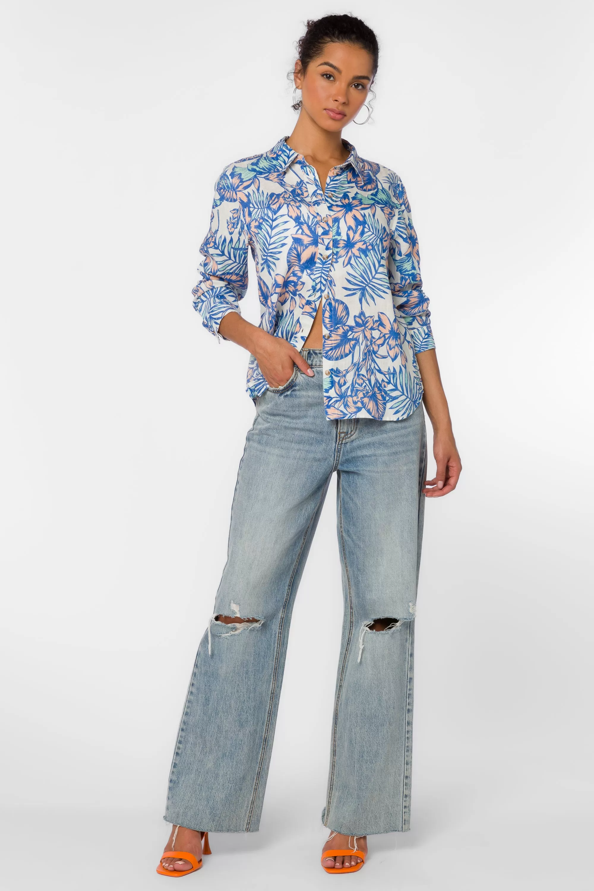 Paloma Blue Tropicana Shirt