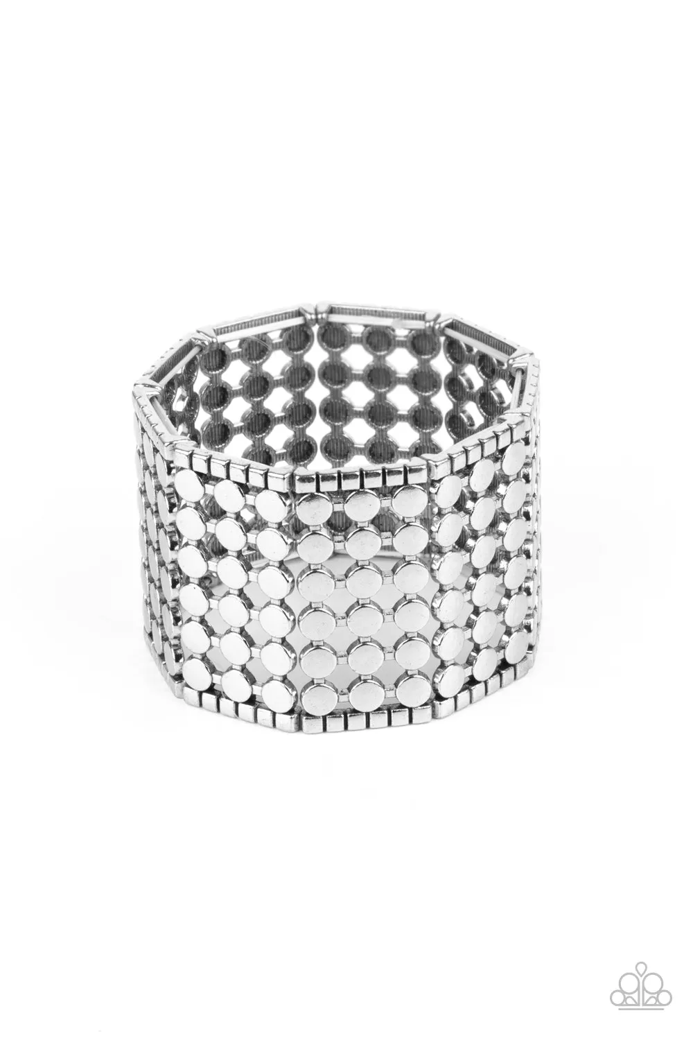 Paparazzi Cool and CONNECTED - Silver Bracelet