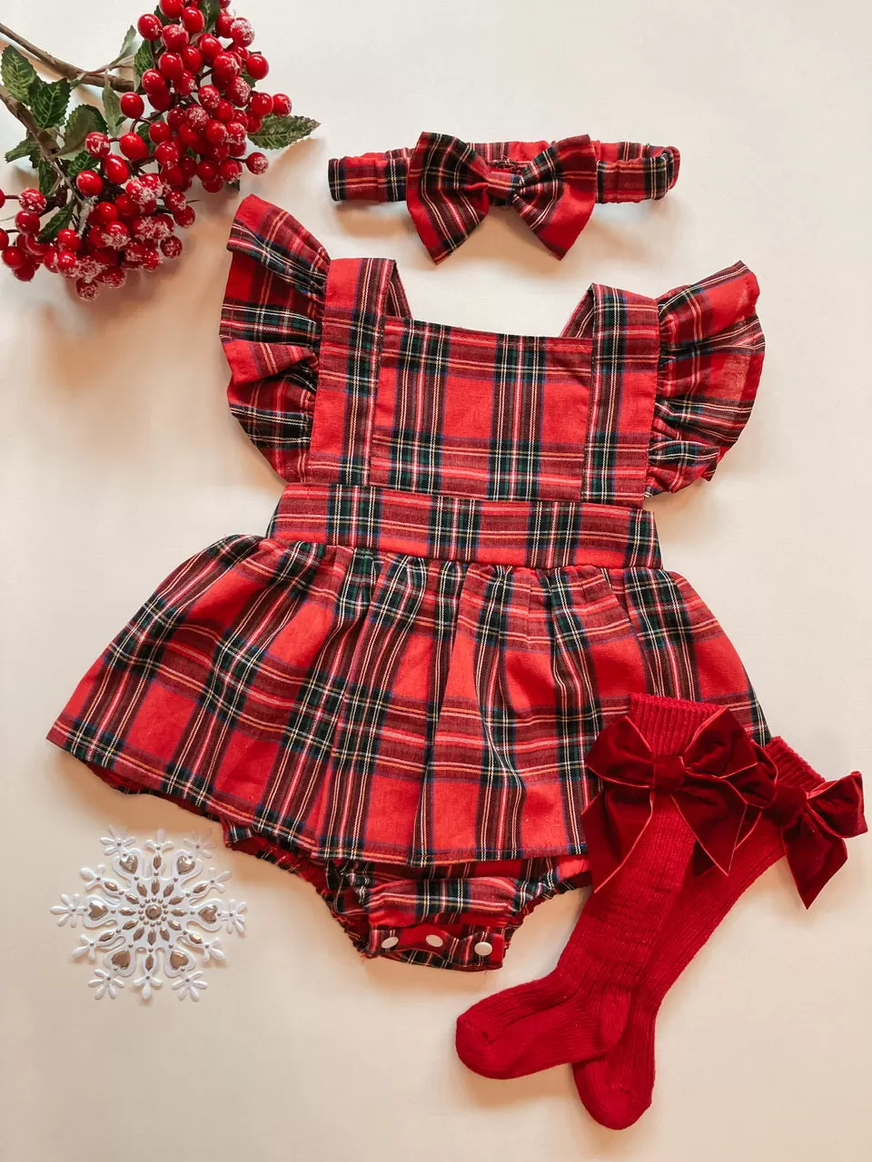 Peplum Romper Set Mary