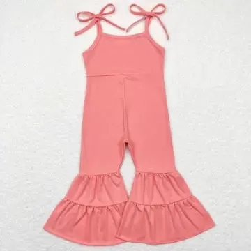 Pink Girls Romper