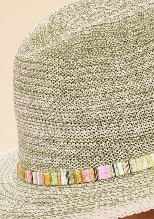 Powder - Natalie Hat - Fern With Shimmer Band