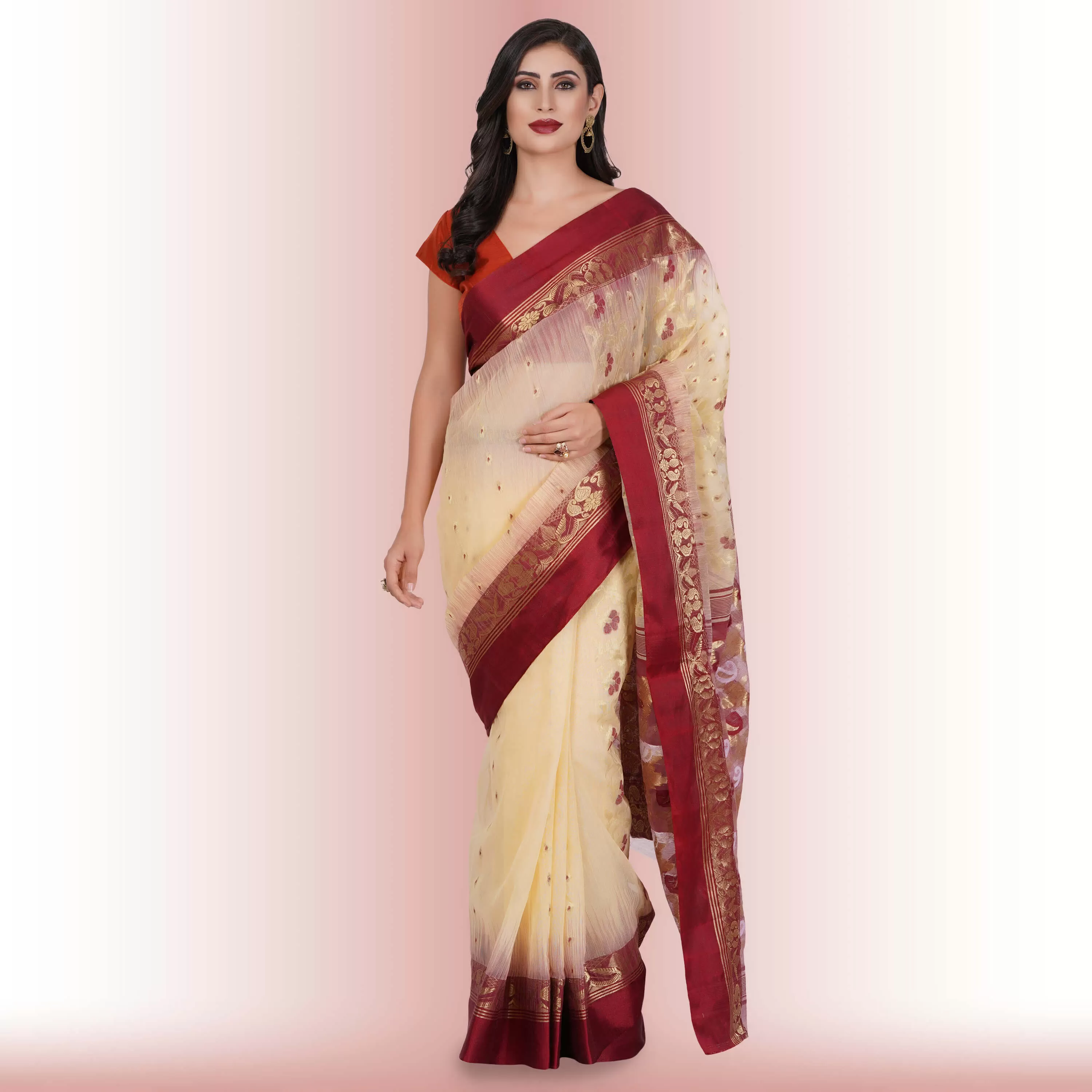 Pure Tussar Silk Sarees