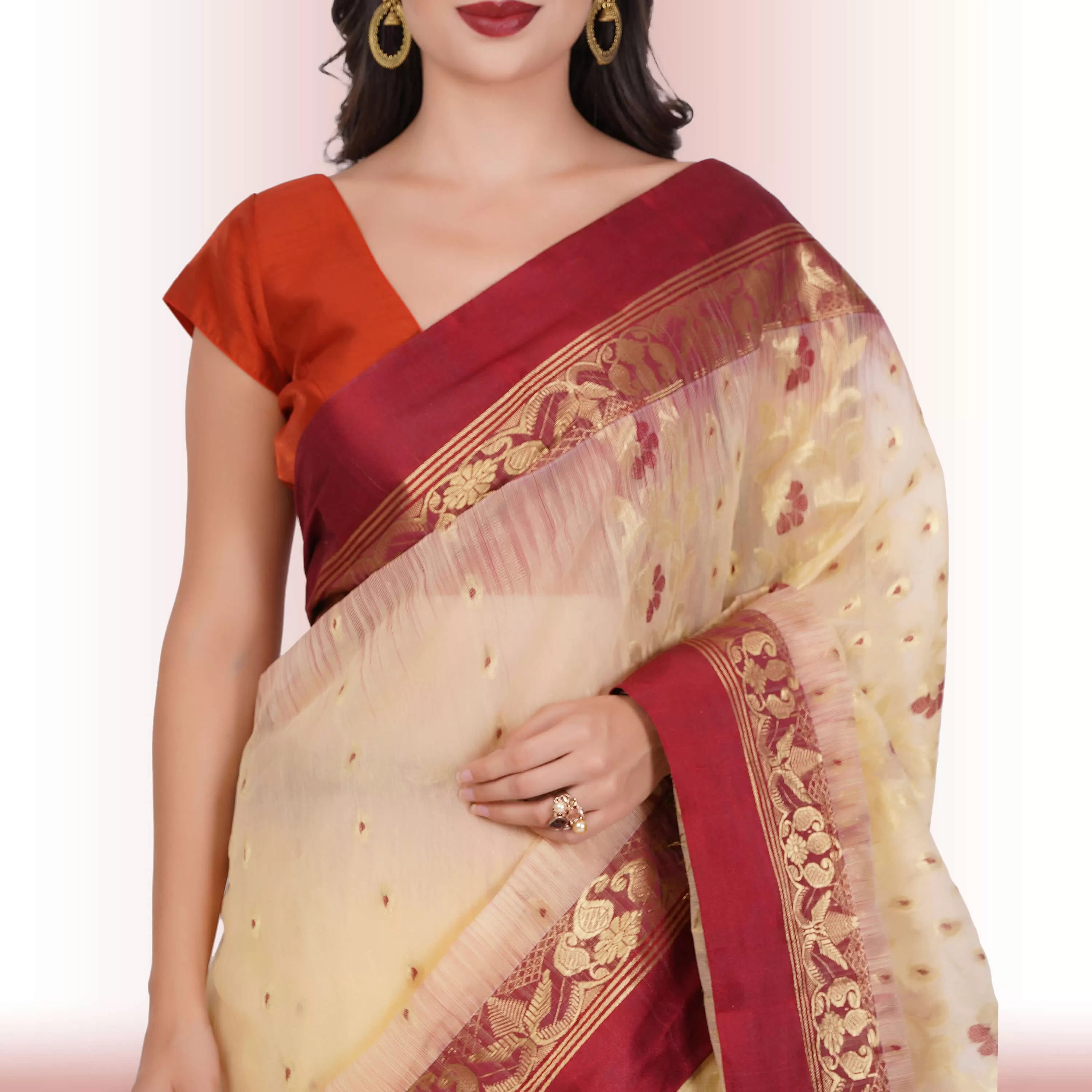 Pure Tussar Silk Sarees